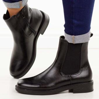 Czarne botki damskie Sergio Leone Bt25112