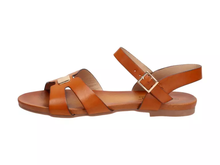 Brązowe sandały damskie S.Barski 541-200