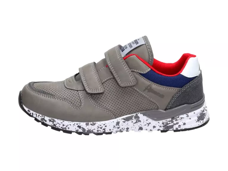Półbuty dziecięce American Club Bs05 Grey/red