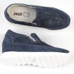 Niebieskie ażurowane sneakersy damskie JEZZI SA170-9