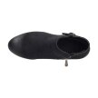 Czarne zamszowe botki damskie VINCEZA 10615