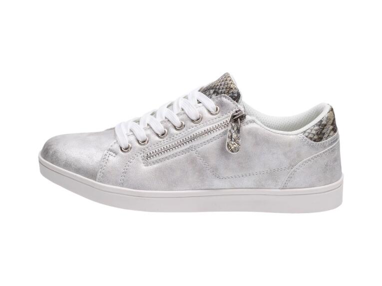 Srebrne tenisówki buty damskie McKeylor 9801