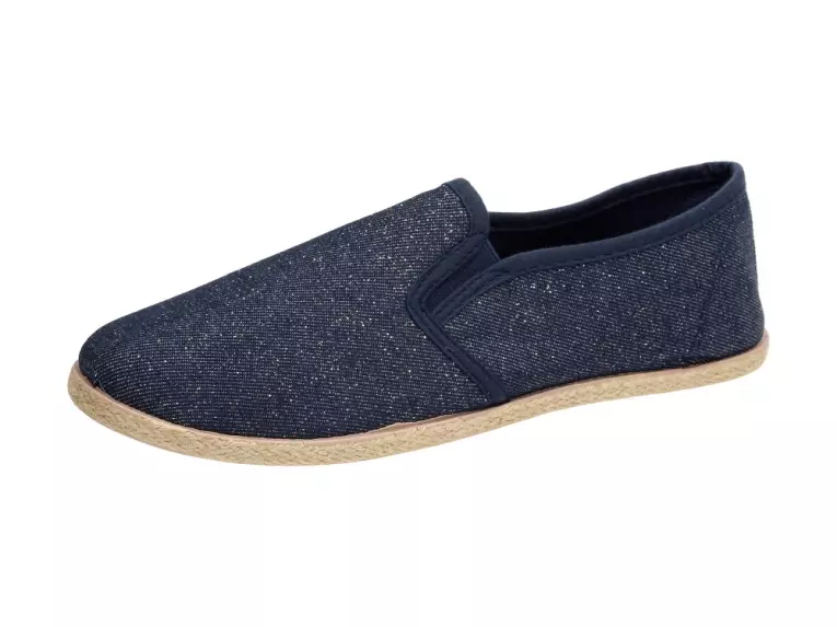 Granatowe espadryle damskie Wishot 32-187 Nv