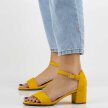Żółte sandały, buty damskie FILIPPO DS787