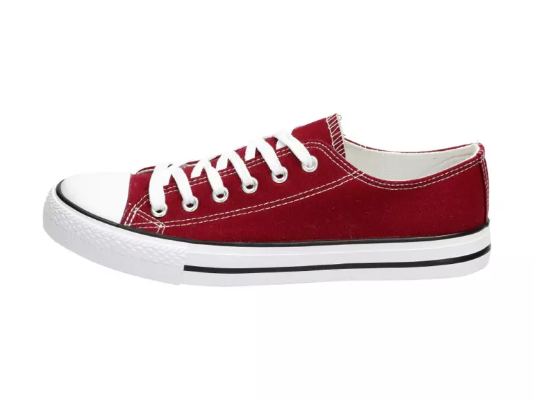 Bordowe trampki, buty damskie Atletico Cnsd