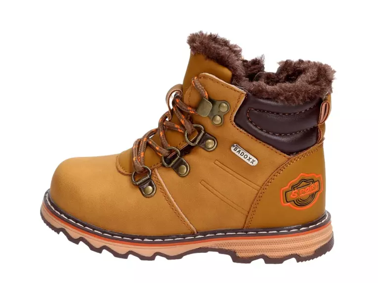 -30%Camelowe zimowe buty dziecięce Badoxx 7018