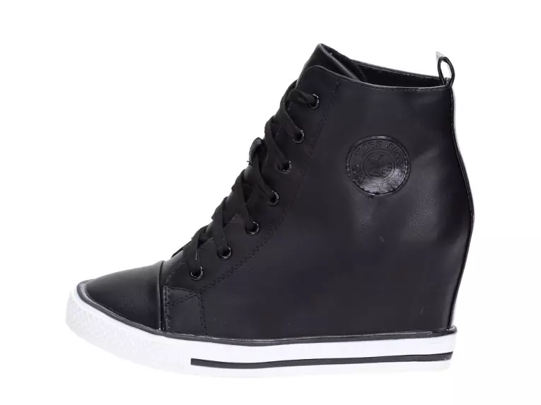 Jesienne sneakersy trampki damskie 600bk