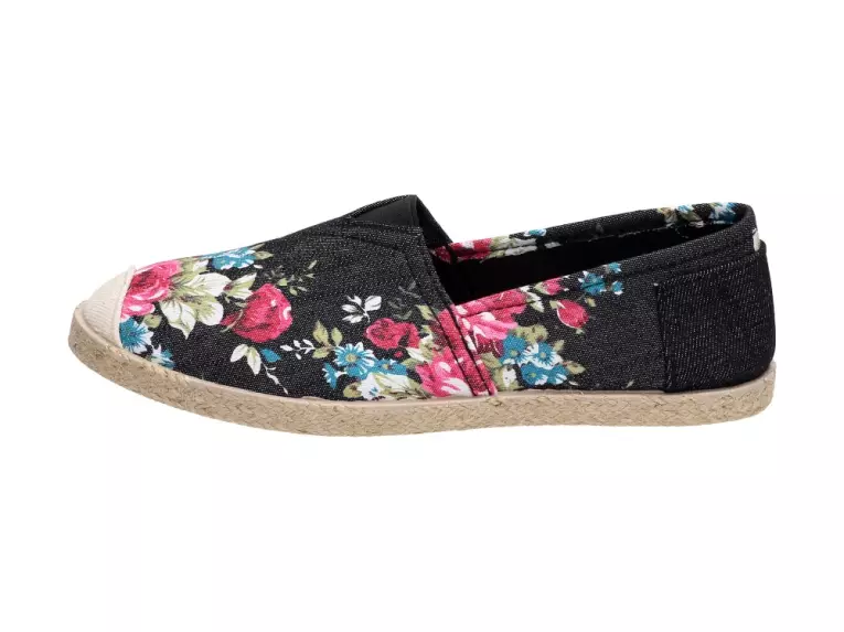 Slip On Czarne tenisówki damskie Wishot 132