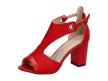 Czerwone sandały damskie SABATINA DM19-23