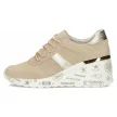 Beżowe skórzane sneakersy damskie FILIPPO DP3550/22