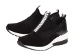 Czarne sneakersy damskie FILIPPO DP1689 SKÓRA