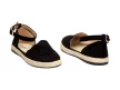 Czarne espadryle damskie S.BARSKI RS-12