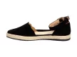 Czarne espadryle damskie S.BARSKI RS-12