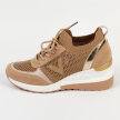 Beżowe sneakersy półbuty damskie VINCEZA 10745