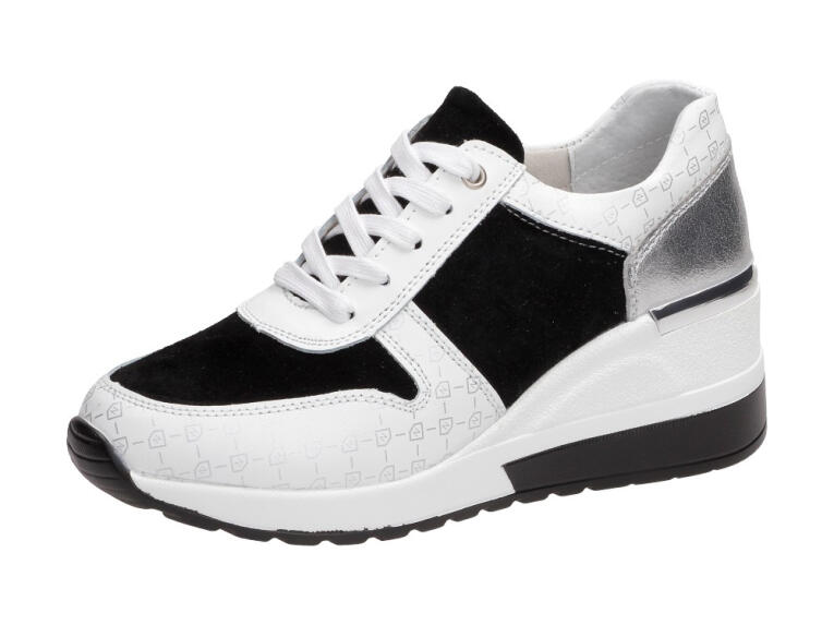 Czarne sneakersy damskie S.BARSKI 97687