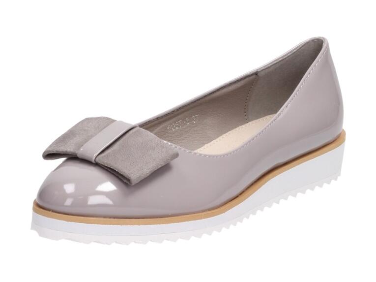 Szare baleriny, buty damskie Vices 6057-5