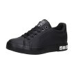 Czarne trampki damskie ze skóry eko BIG STAR II274030