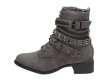 Szare botki damskie, sztyblety Vices 6157-6