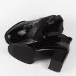 Czarne botki damskie na słupku Filippo Dbt4891/23