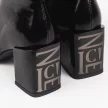 Czarne botki damskie na słupku Filippo Dbt4891/23