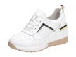 Białe sneakersy damskie S.BARSKI 97627 SKÓRA