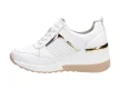 Białe sneakersy damskie S.BARSKI 97627 SKÓRA