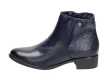 Granatowe botki damskie, sztyblety Filippo 327