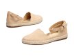 Beżowe espadryle damskie S.BARSKI RS-12