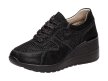 Czarne sneakersy damskie S.BARSKI 97705