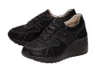 Czarne sneakersy damskie S.BARSKI 97705