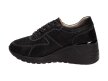 Czarne sneakersy damskie S.BARSKI 97705
