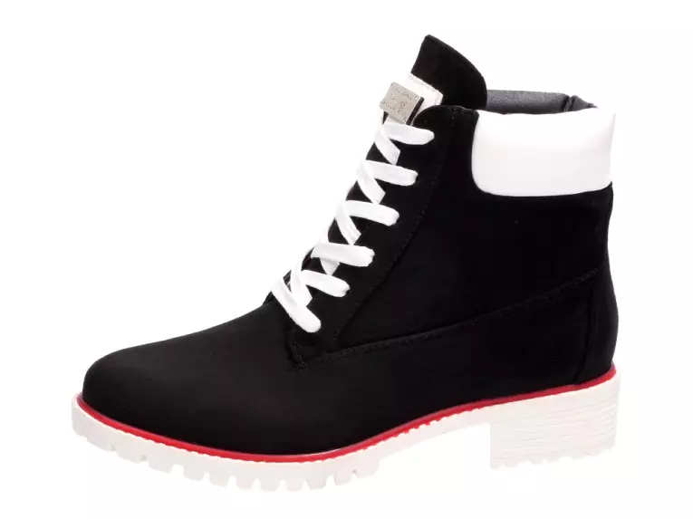 Czarne trapery, buty damskie Vices 1169-1