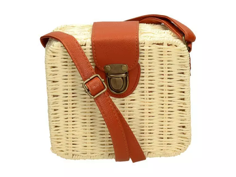 Torebka damska pleciona Cw21 Beige