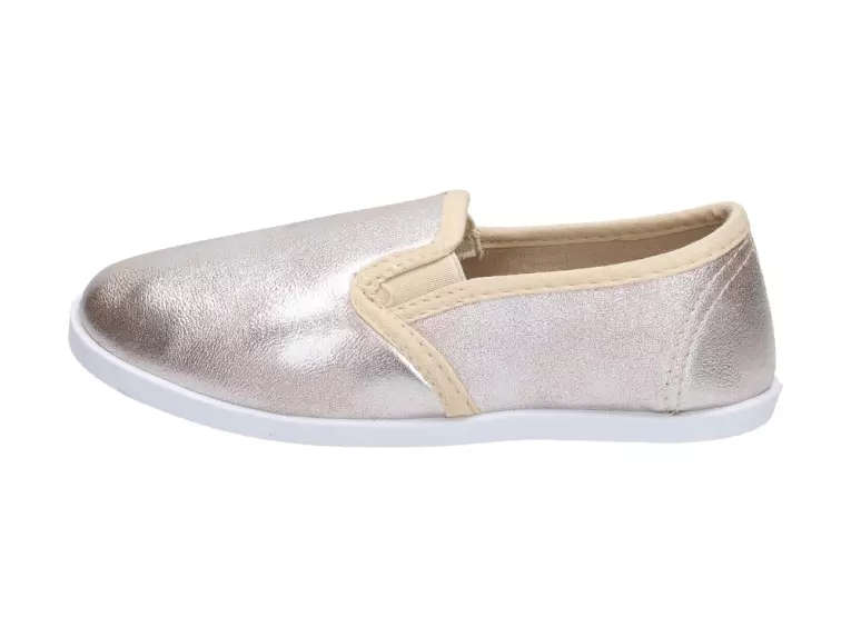 Slip On Złote tenisówki dziecięce Wishot 040