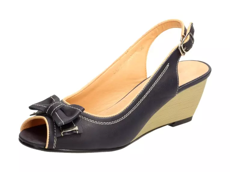 Granatowe sandały, buty damskie Vinceza Ds197
