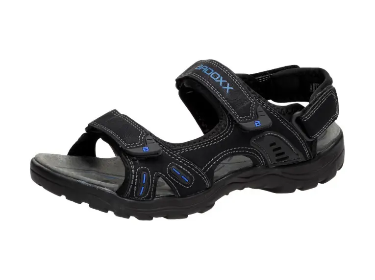 Czarne sandały, buty męskie Badoxx 9118bl