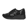 Czarne skórzane sneakersy, półbuty damskie na koturnie T.SOKOLSKI J22-70