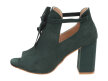 Zielone sandały damskie Vinceza 1751 Słupek