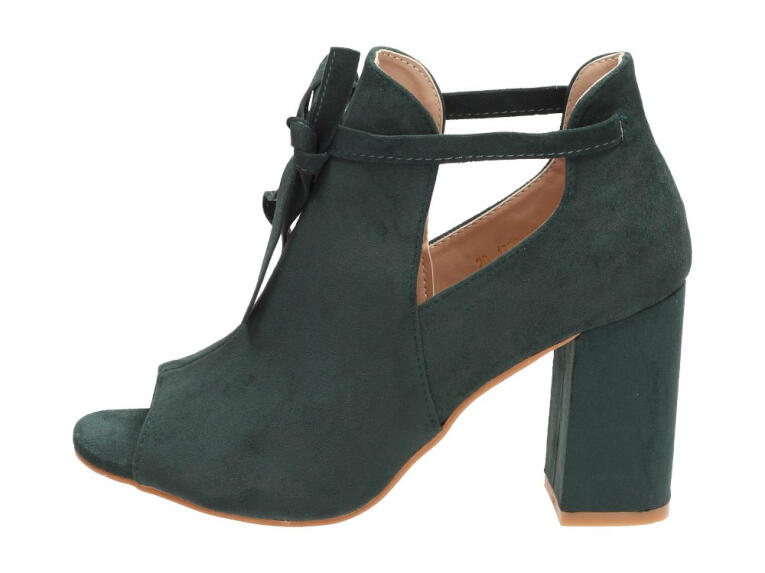 Zielone sandały damskie Vinceza 1751 Słupek