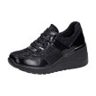 Sneakersy damskie S.BARSKI 21131 BK/BK SKÓRA