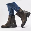 Botki damskie, trapery VINCEZA 10642 KHAKI