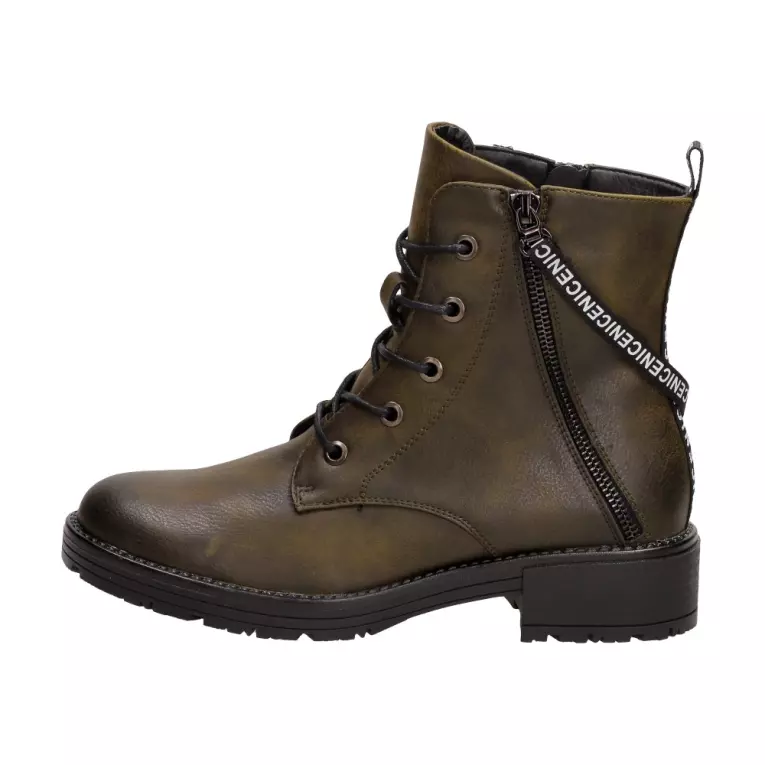 Botki damskie, trapery VINCEZA 10642 KHAKI