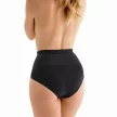 Czarne wyszczuplające figi z wysokim stanem Midi Hight Waist Modelling