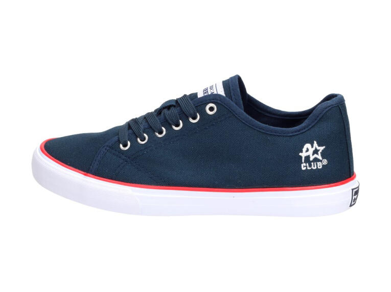 Granatowe trampki damskie AMERICAN CLUB FH18