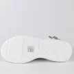 Białe skórzane sandały damskie na platformie S.BARSKI BN291
