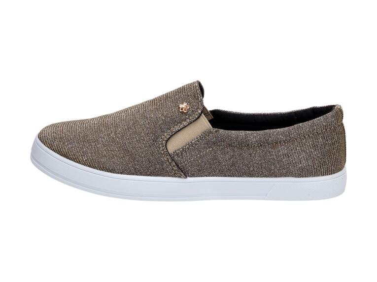 Slip On Złote tenisówki damskie Vices B748-37