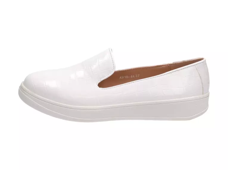 Piękne białe lordsy buty damskie Vices A918-41