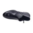 Czarne botki damskie na obcasie SERGIO LEONE BT540