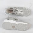 Szare skórzane sneakersy damskie S.BARSKI 22247