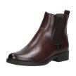 Brązowe botki damskie VINCEZA 10822 PU
